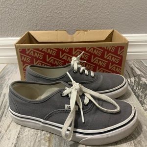 Kids Grey Authentic Vans